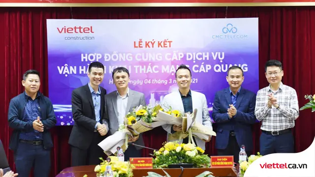 Lễ ký kết hợp tác giữa Viettel và Tập đoàn CMC