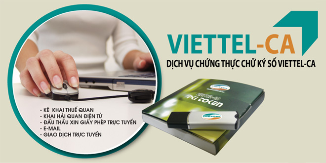 Dịch vụ chữ ký số Viettel CA