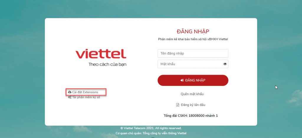 Hướng dẫn cài tool ký số và extension bảo hiểm xã hội Viettel